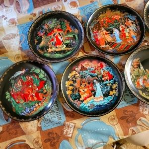 Russian collectors plates. 7 plates . Each or all 7.